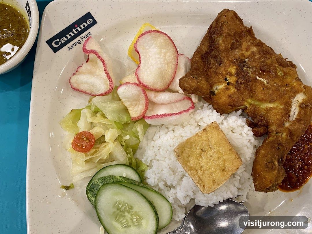 Fried Chicken Rice Set