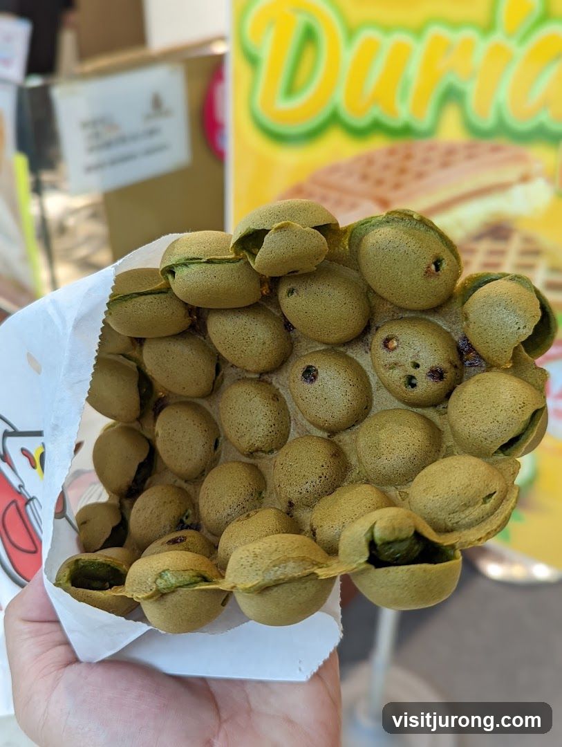 Matcha Bubble Waffle