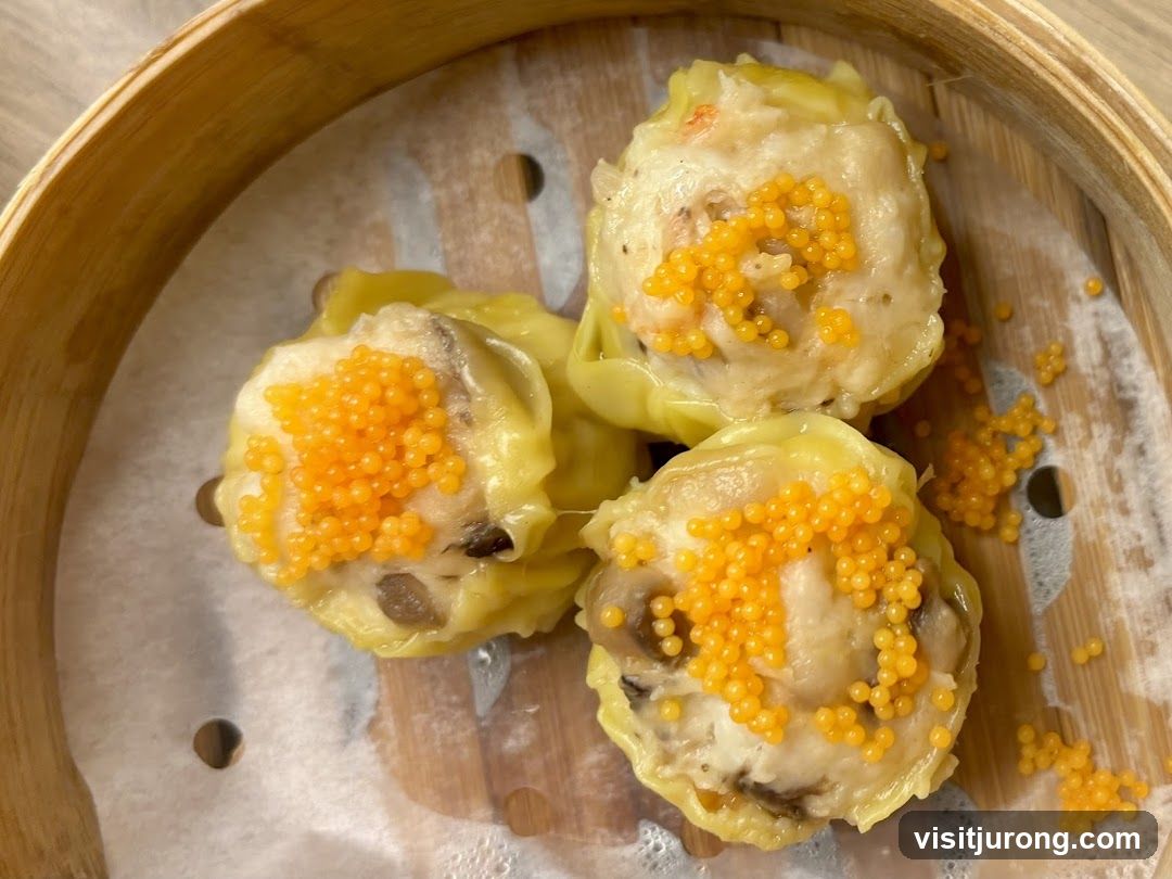 Steamed Dumplings with Roe