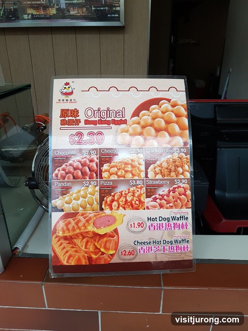 Hong Kong Egglet Menu