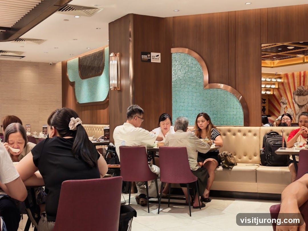 Restaurant Interior with Diners