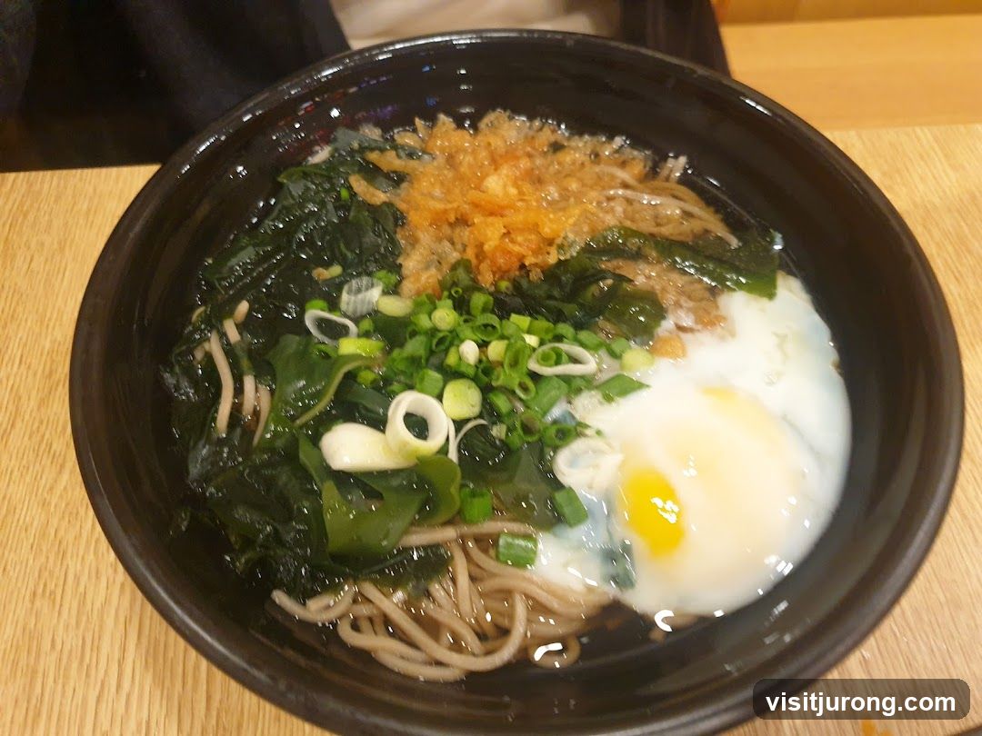Noodle Soup with Egg and Seaweed
