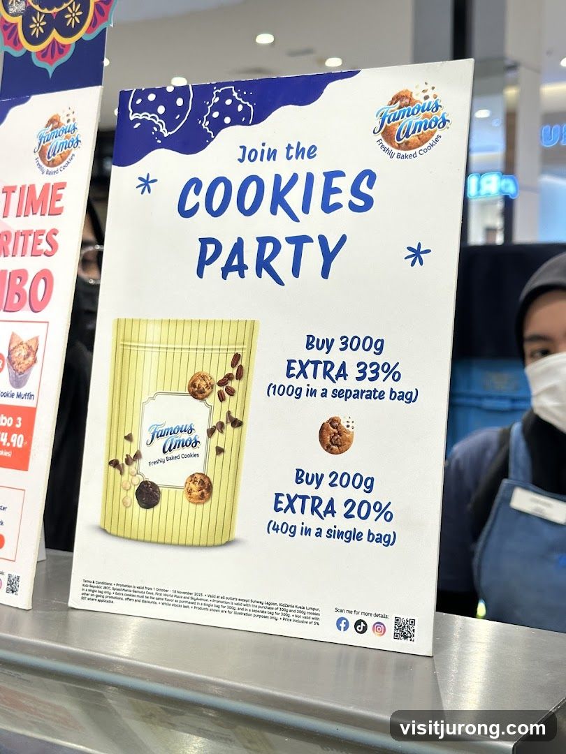 Famous Amos Cookies Promotion