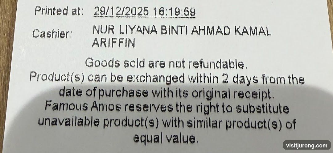 Receipt Information