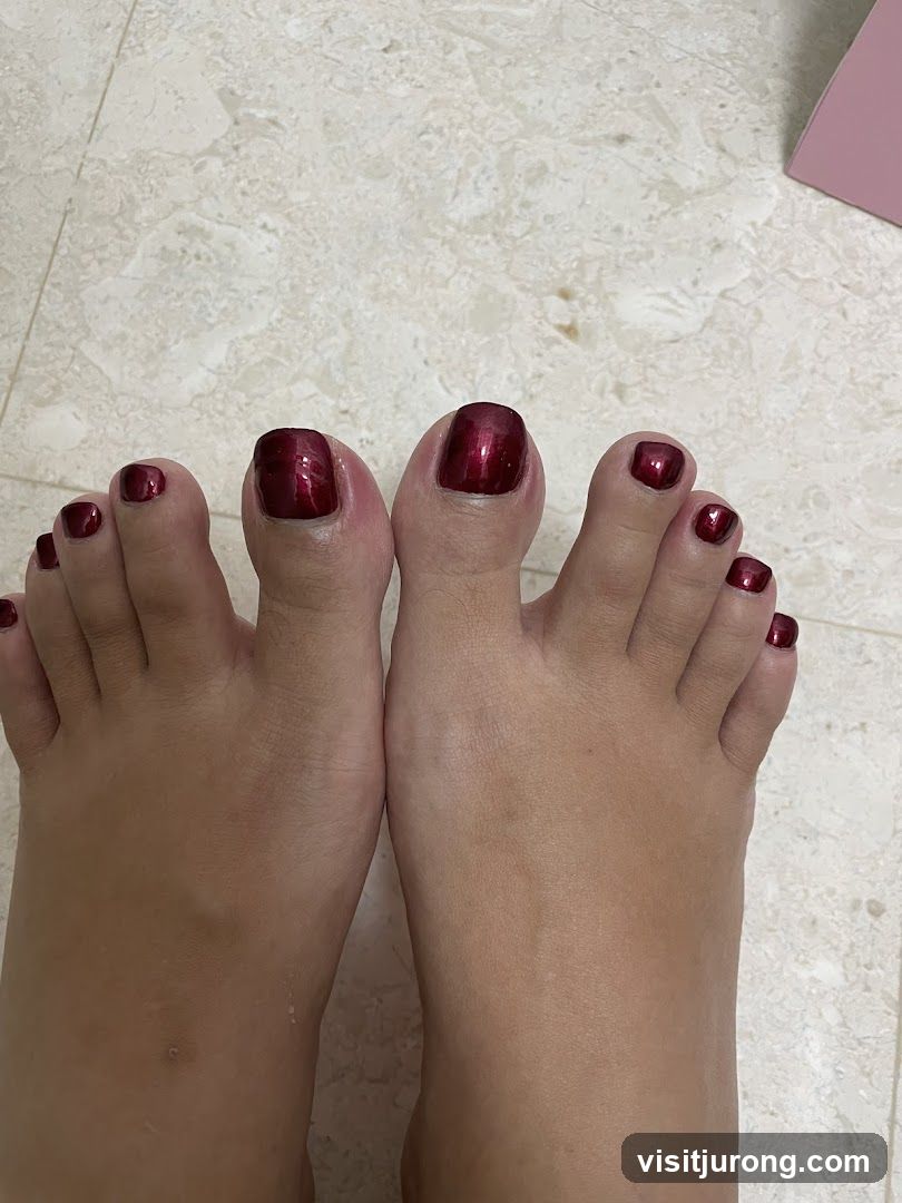 Pedicured Feet