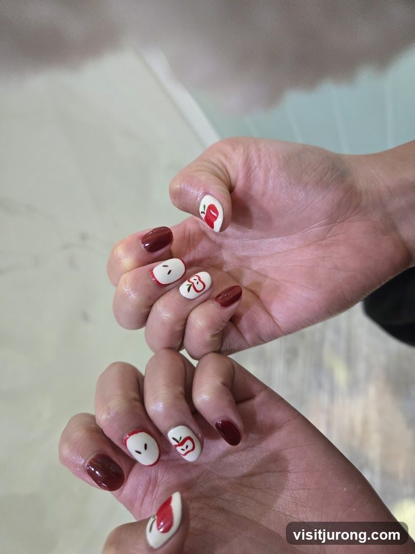 Nails with Apple Design