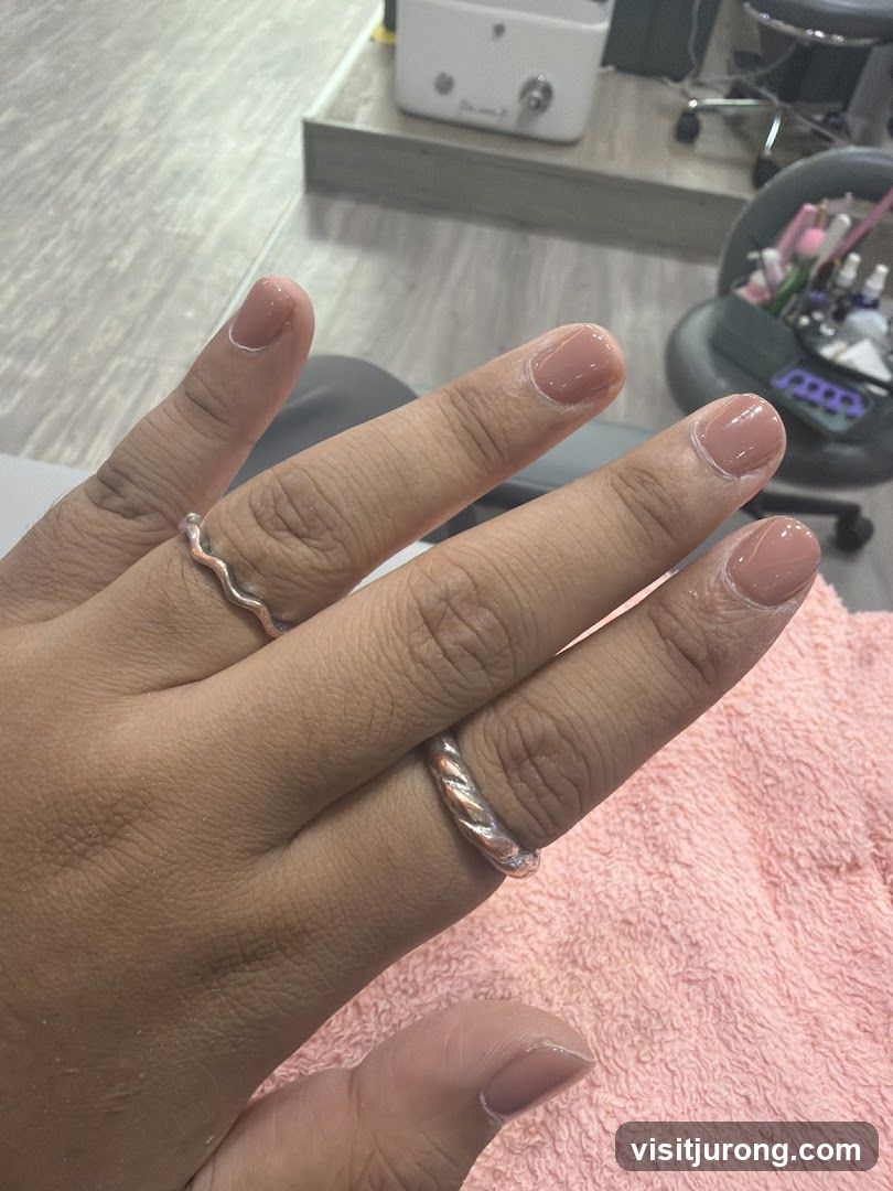 Manicured Nails with Rings