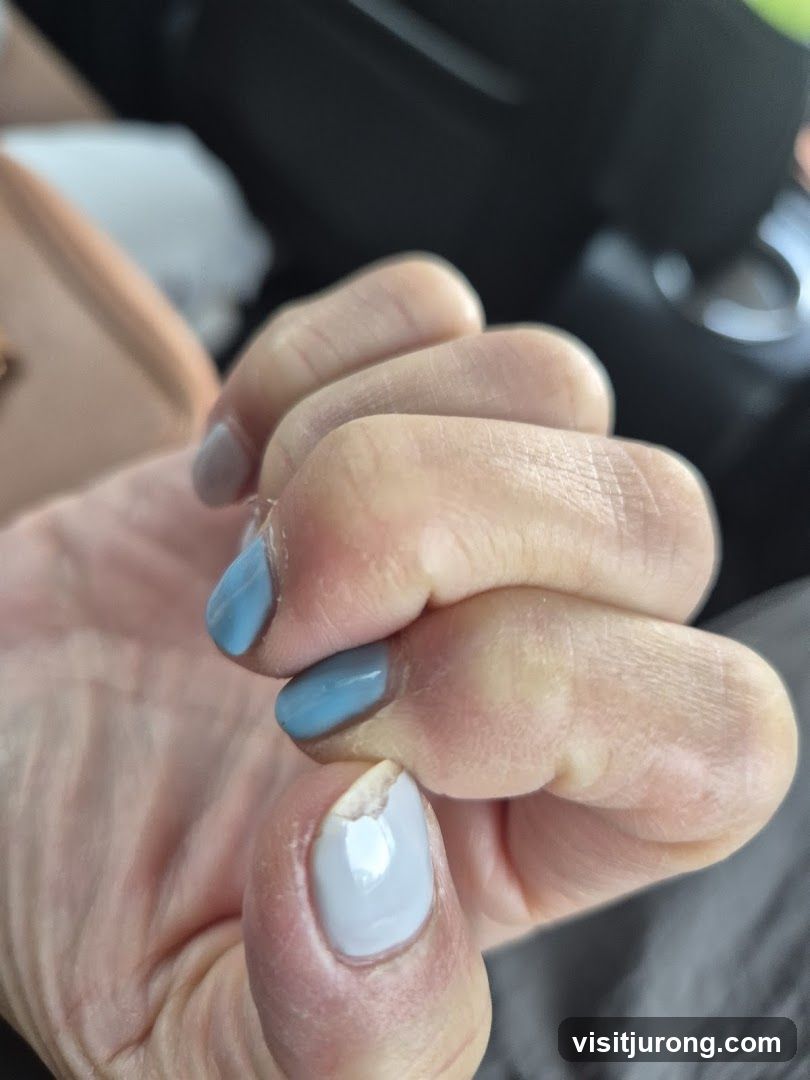 Damaged Nail Polish