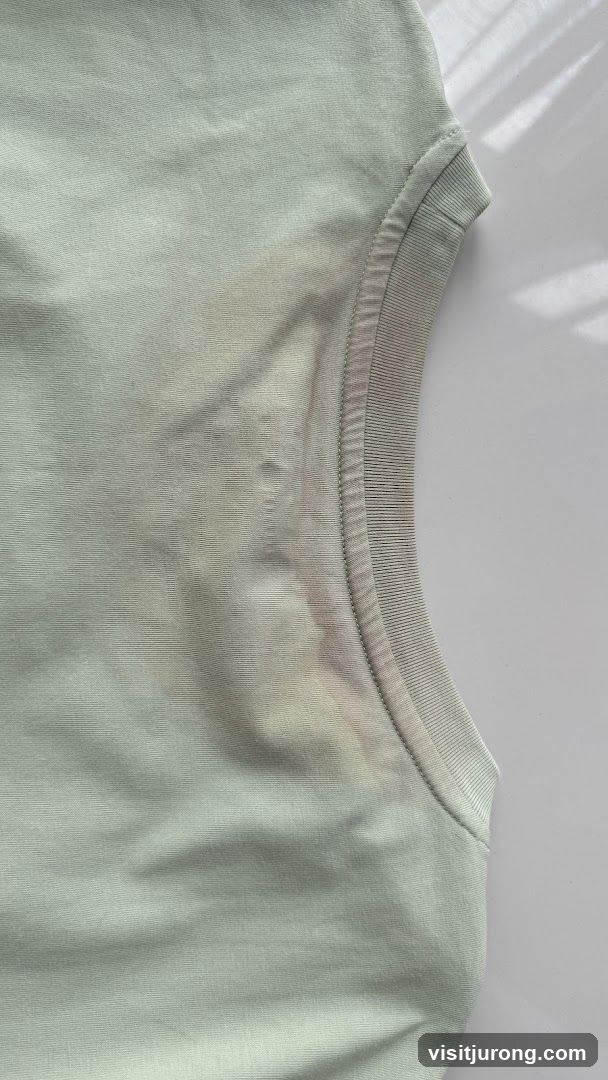 Light Green T-Shirt with Stains
