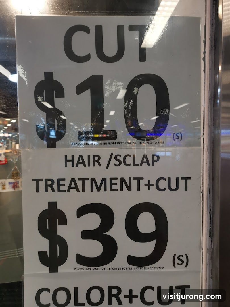 Hair Salon Price List