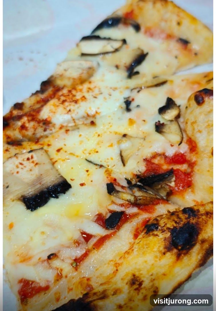 Mushroom Pizza Slices