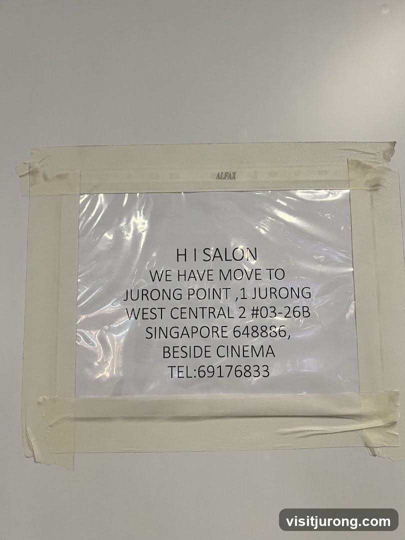 Salon Moving Announcement