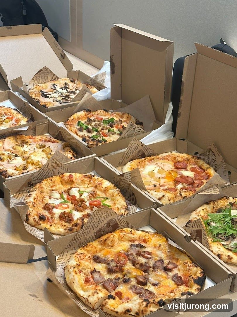 Multiple Pizzas in Boxes