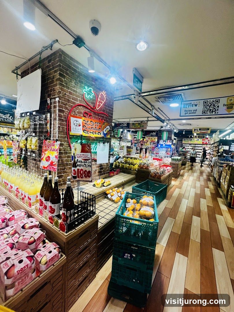 Grocery Store Produce Aisle
