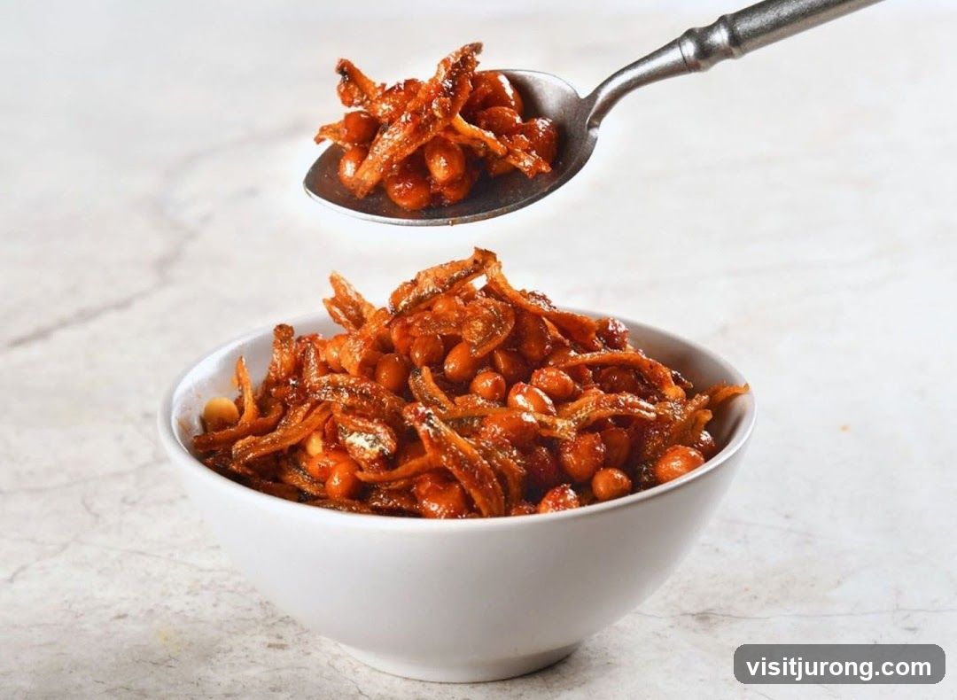 Bowl of Anchovies and Peanuts