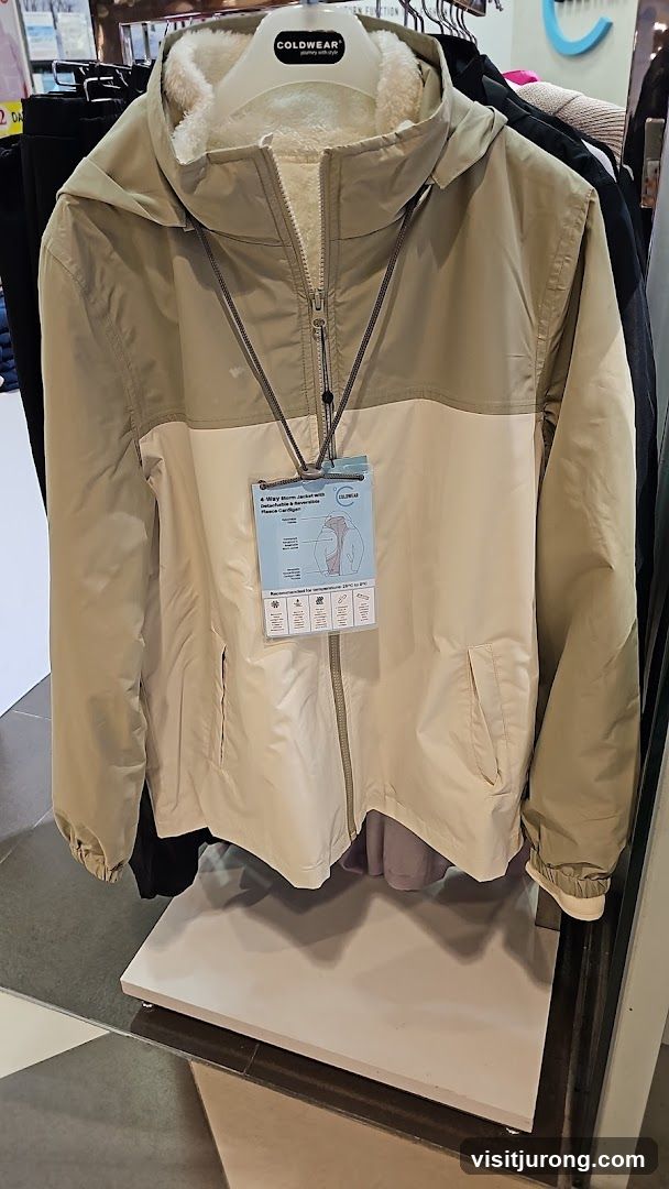 Jacket with tag