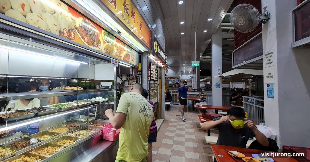 Food Stall with Various Dishes