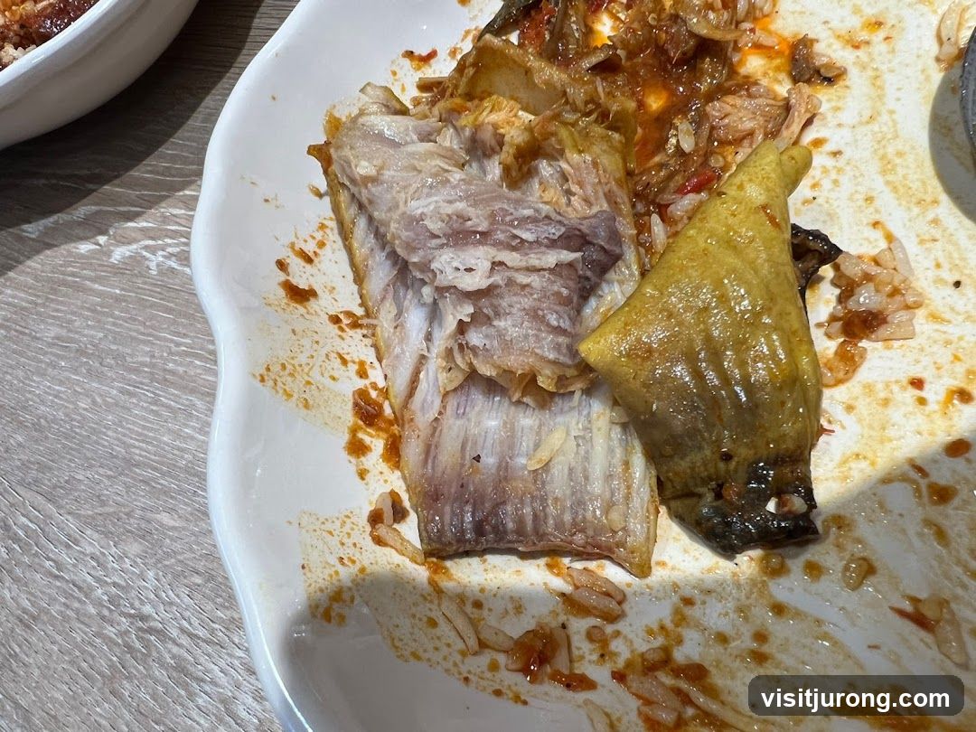 Fish Remains on Plate