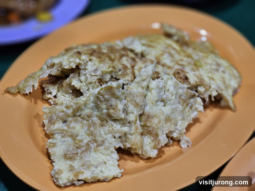Omelette on a Plate