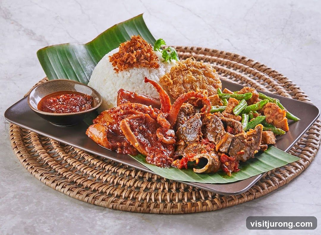 Spicy Meat and Rice Platter