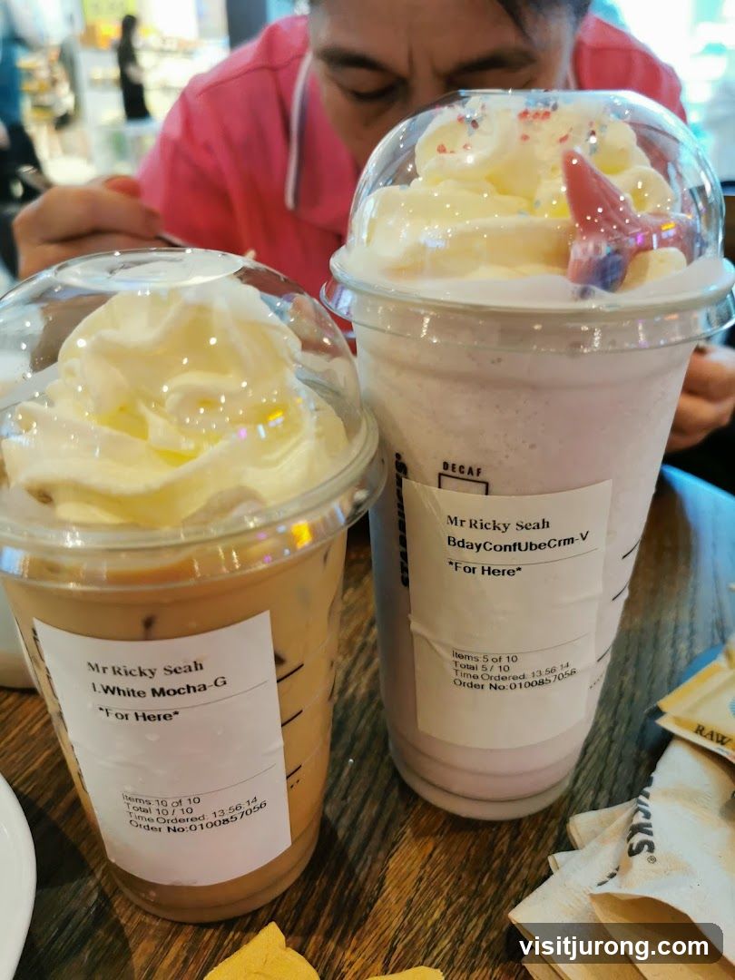 Two Starbucks Drinks