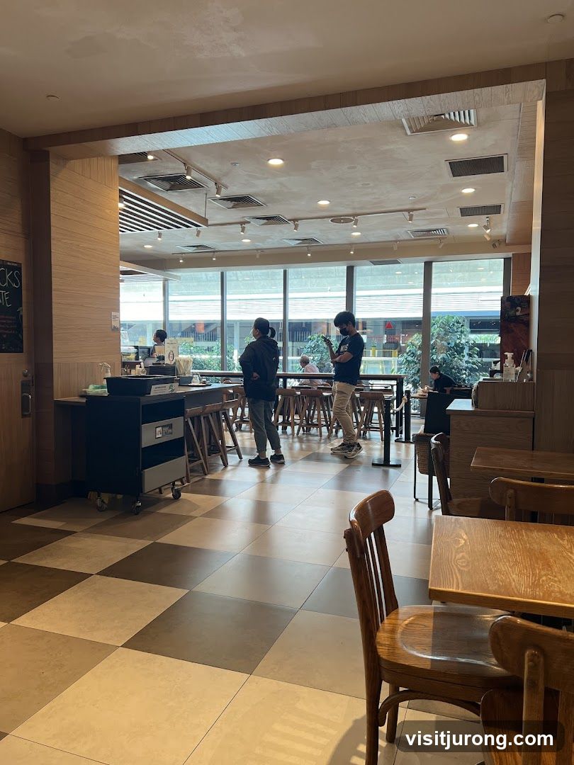 Interior of a cafe