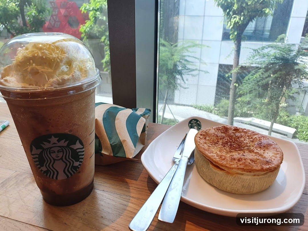 Starbucks Drink and Pie