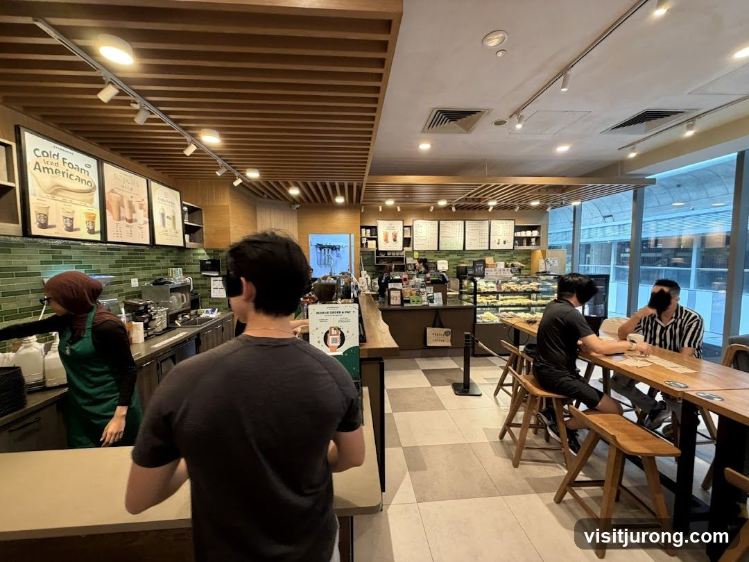 Interior of a coffee shop