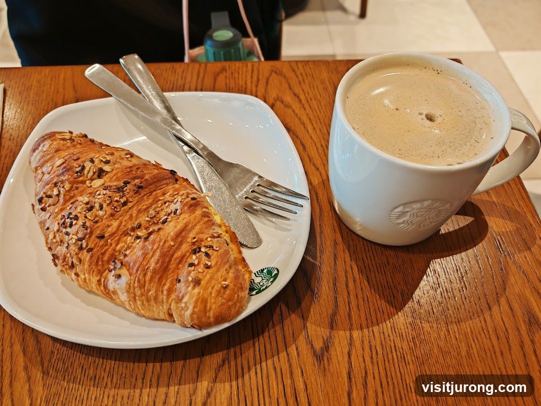 Croissant and Coffee