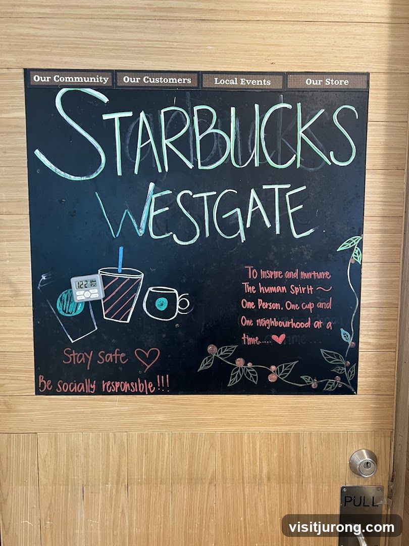 Starbucks Westgate Chalkboard