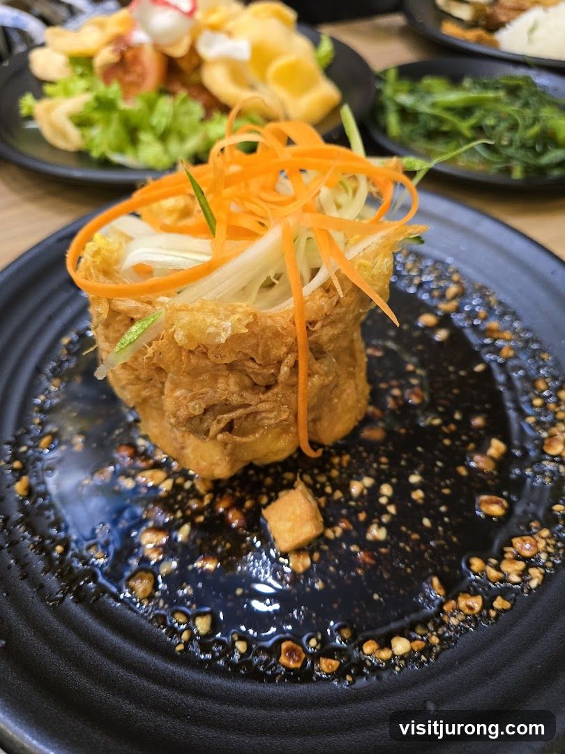 Fried Appetizer with Shredded Vegetables