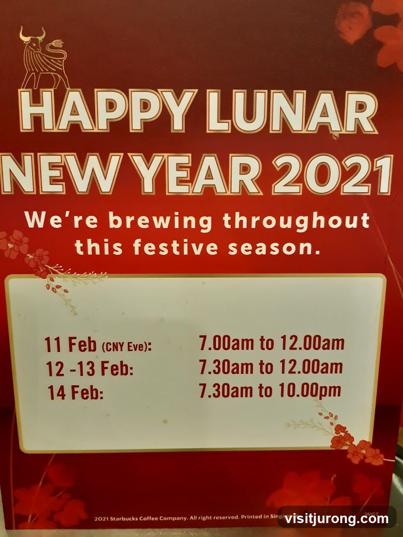 Happy Lunar New Year 2021 Hours