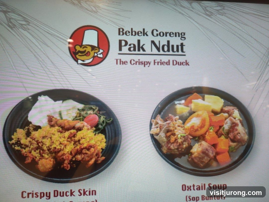 Bebek Goreng Pak Ndut Menu