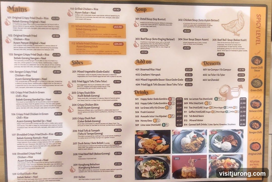 Mains, Sides, Soup, Add on, Desserts, Drinks