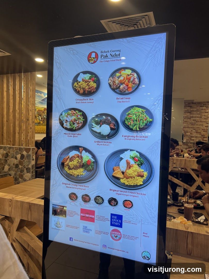 Bebek Goreng Pak Ndut Menu