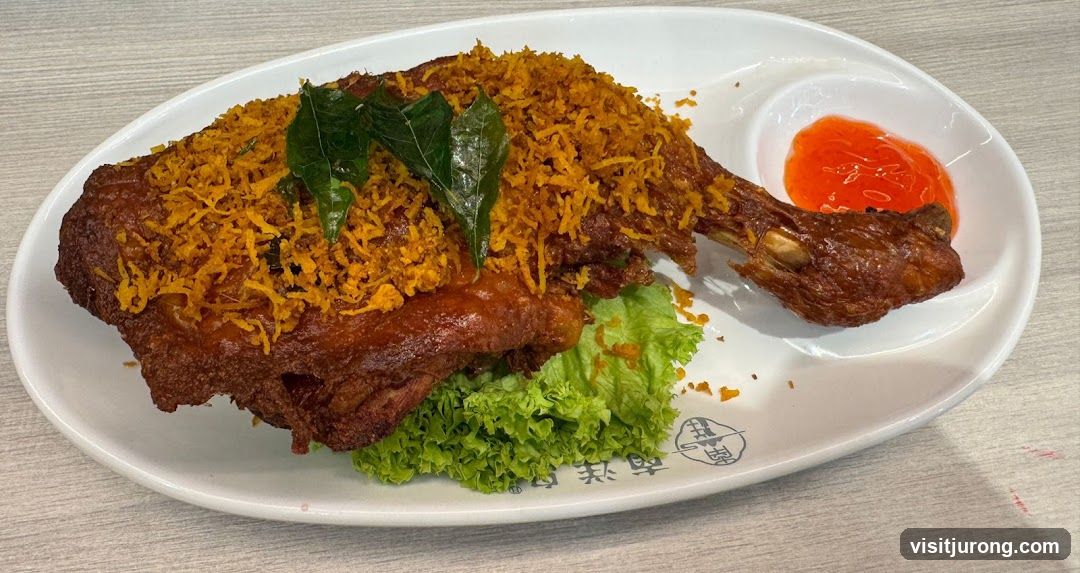 Crispy Fried Duck with Toppings