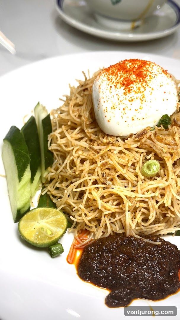 Noodles with Egg and Sambal