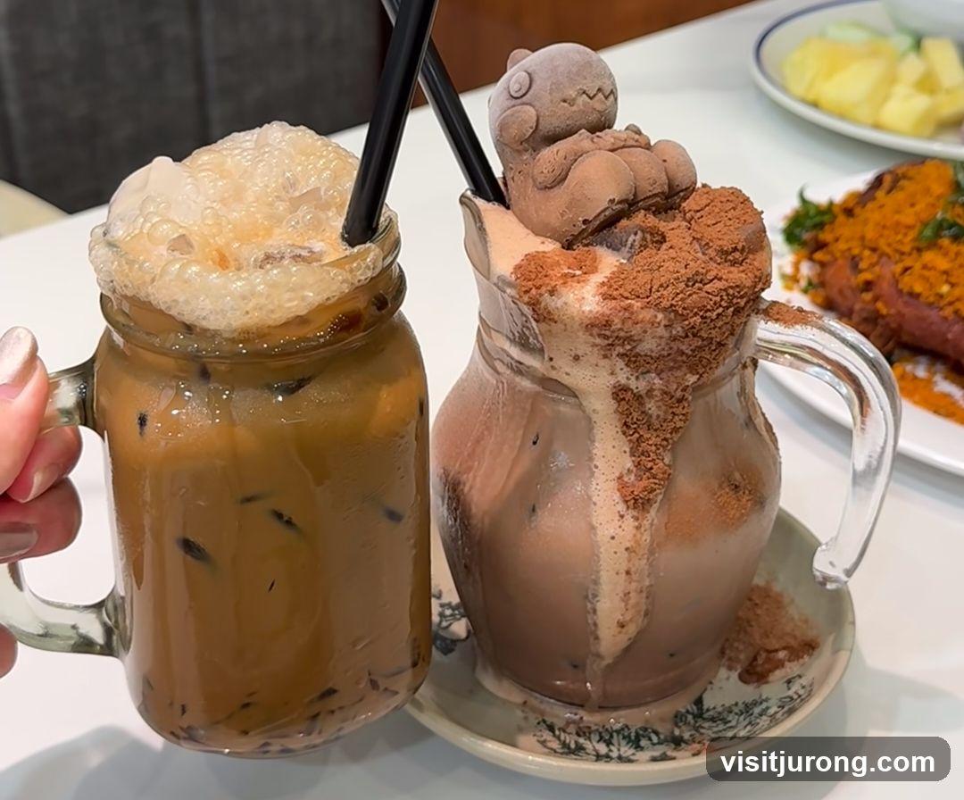 Iced Coffee and Chocolate Drink