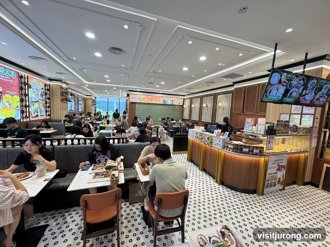 Restaurant Interior with Diners