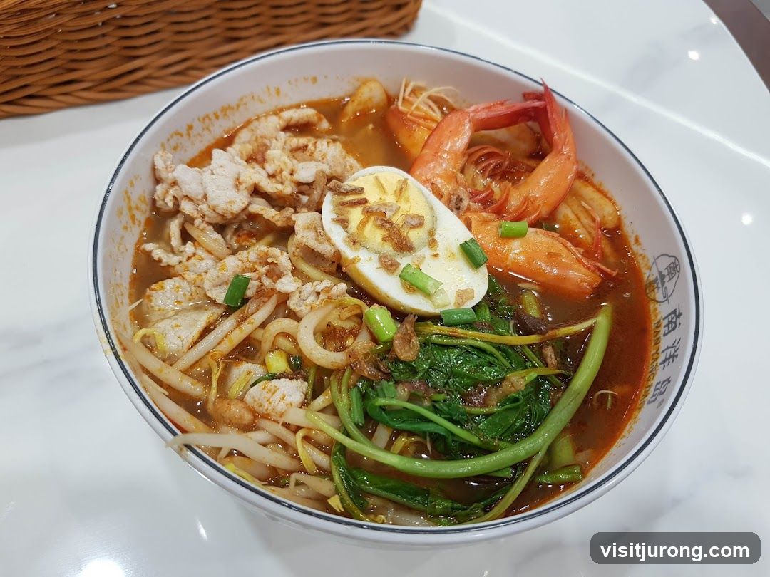 Noodle Soup with Shrimp and Egg