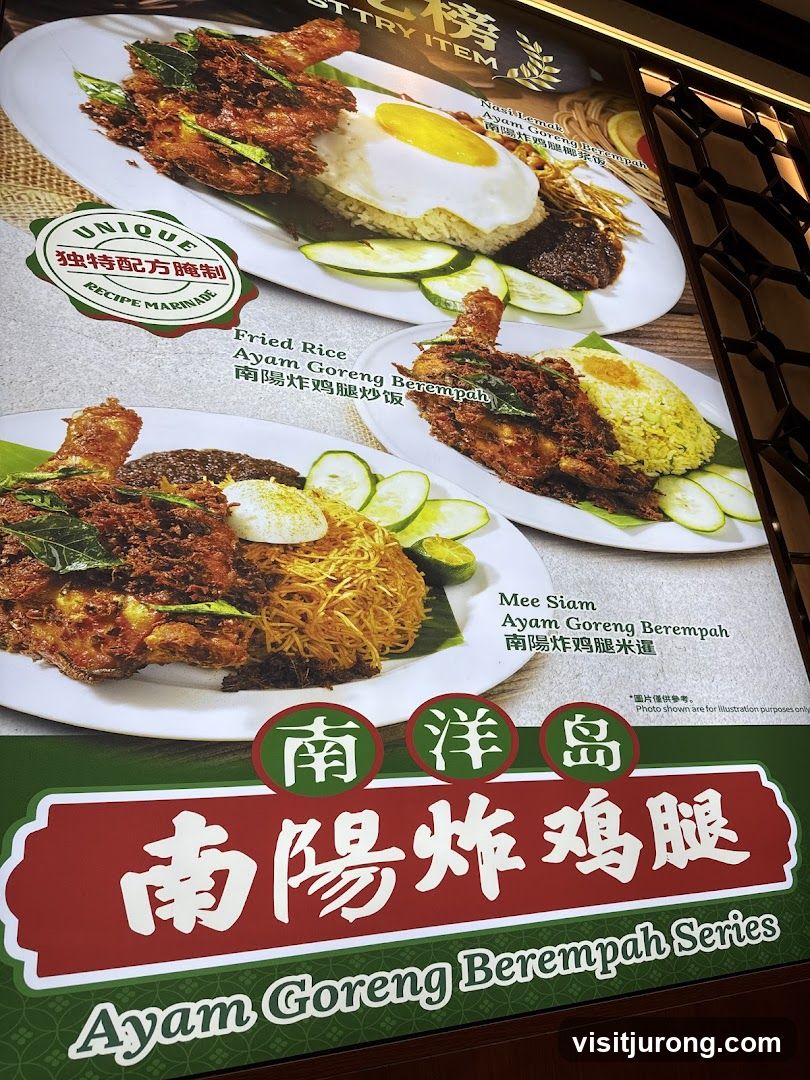 Ayam Goreng Berempah Series Menu