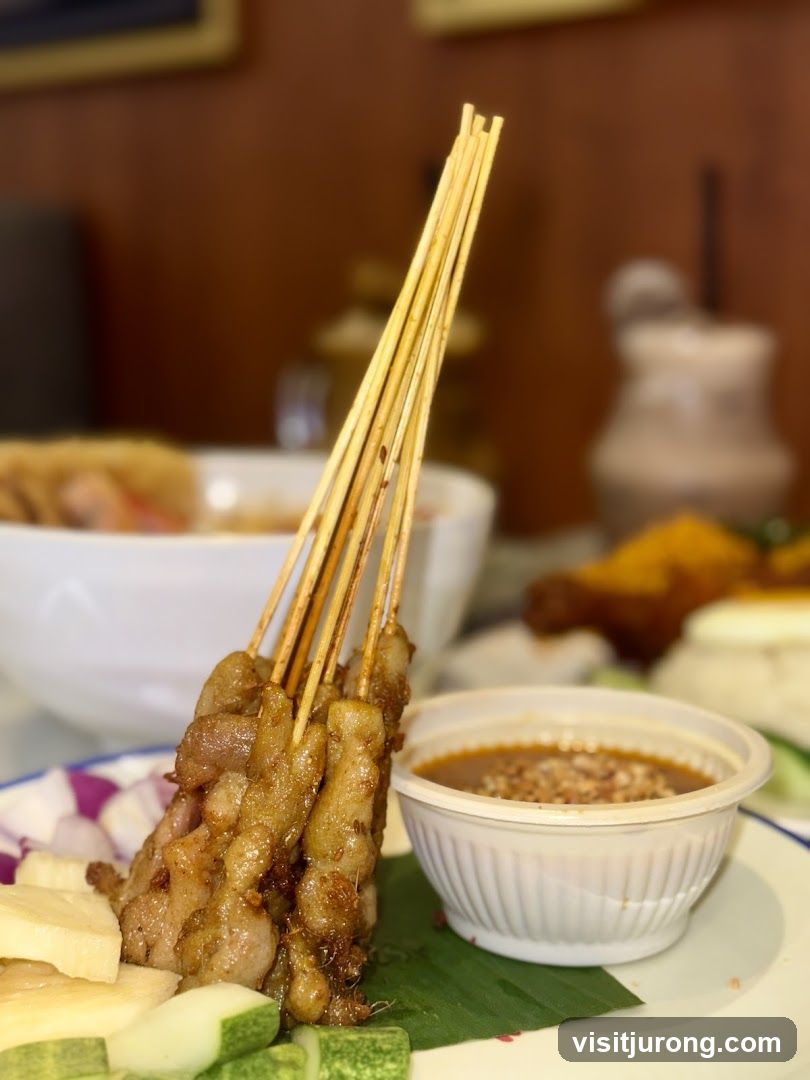 Pork Satay Skewers with Peanut Sauce