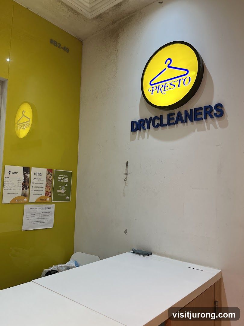 Presto Dry Cleaners Interior
