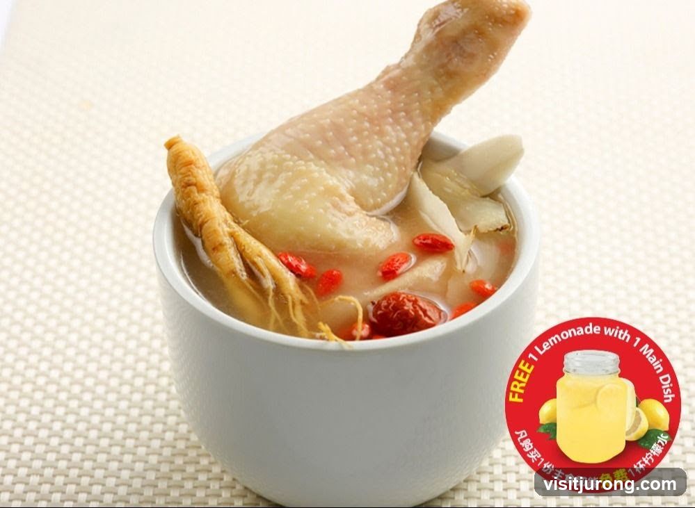 Chicken Soup with Ginseng and Goji Berries