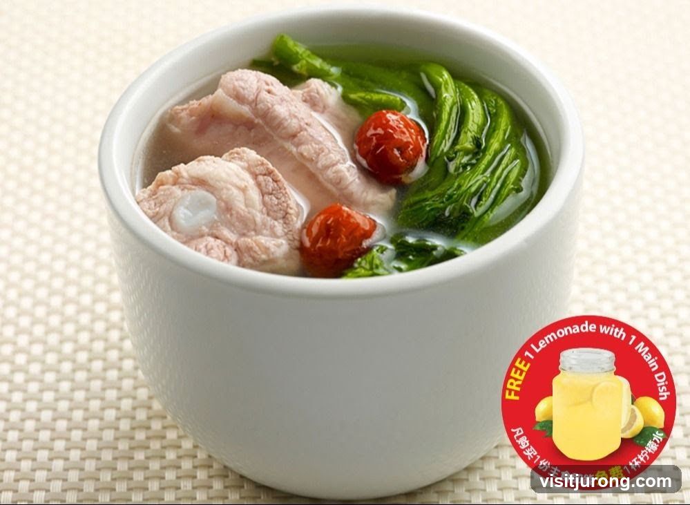 Pork Rib Soup with Greens