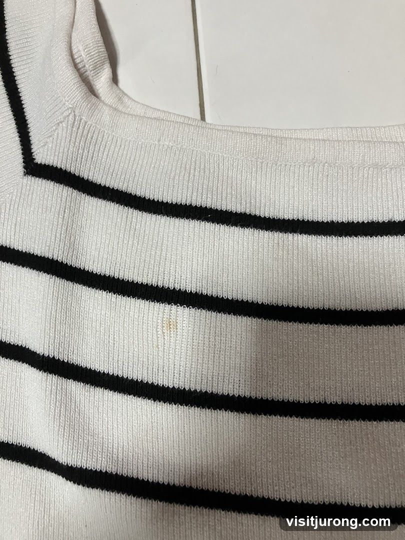 Striped Top with Stain