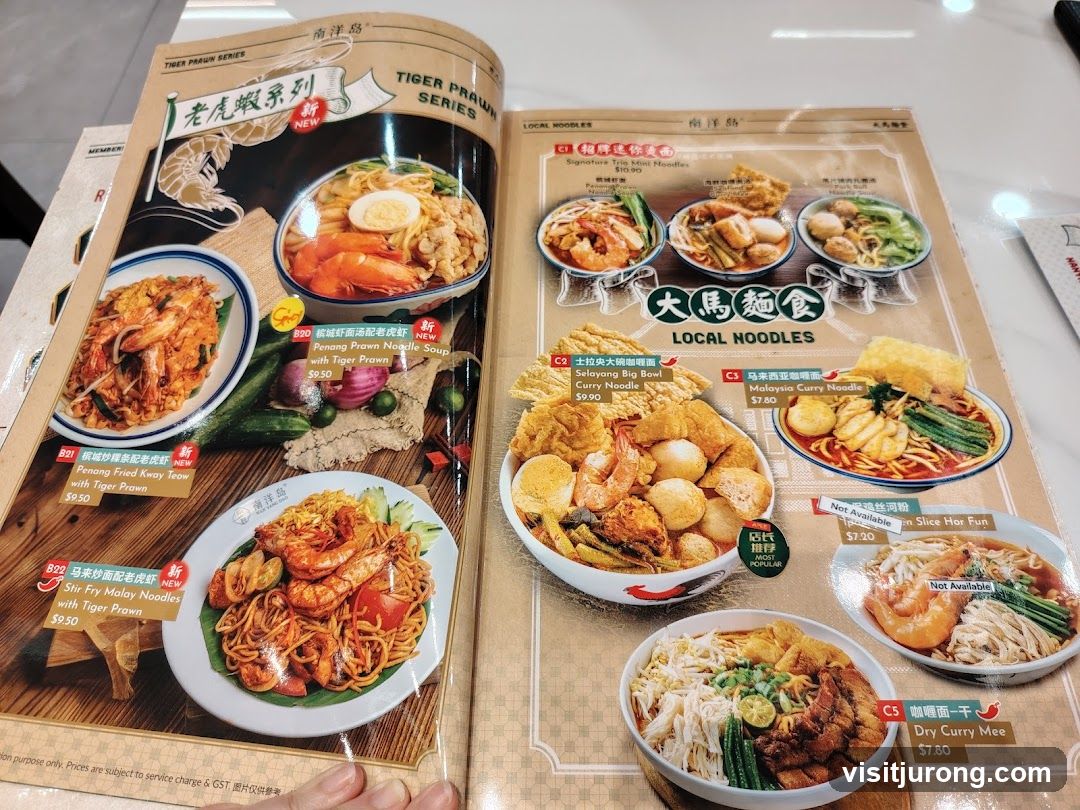 Local Noodles Menu