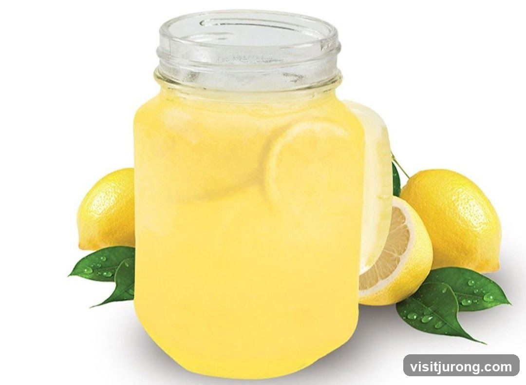 Lemonade in a Mason Jar