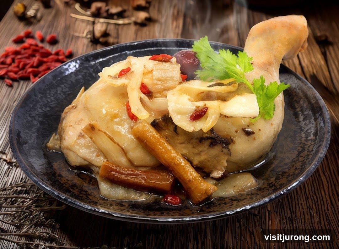 Steamed Chicken with Herbs