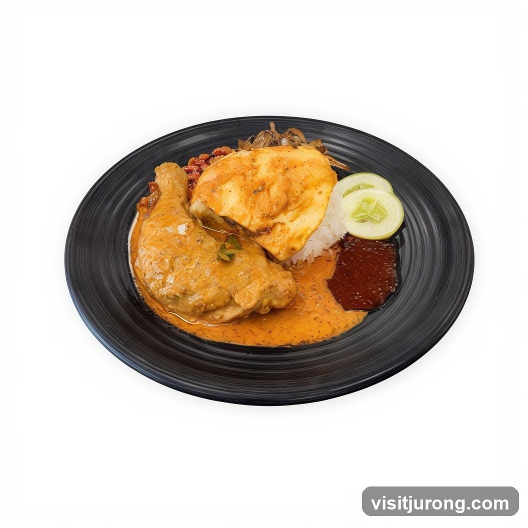 Chicken Curry Rice Plate